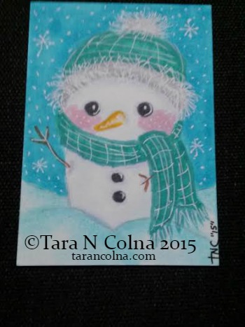 Snowman Cutie by Tara N Colna